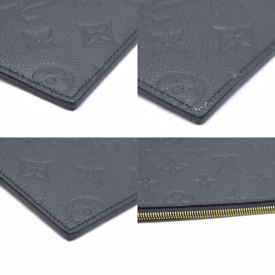 AUCTION LOUIS VUITTON  Epi Pochette Felicie Black  Noir $1720 Zipper Pouch