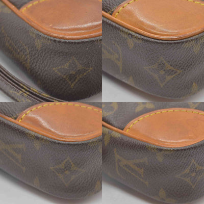 $690 LOUIS VUITTON Monogram Marly Dragonne GM Clutch Bag