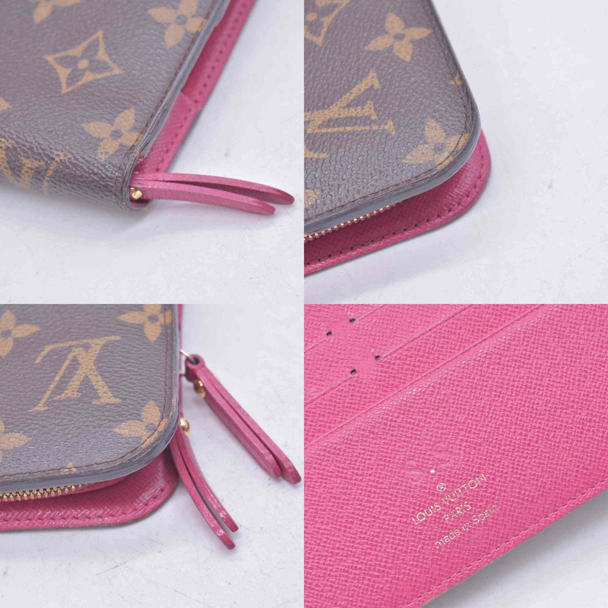$745 LOUIS VUITTON Monogram Insolite Wallet Hot Pink CONSIGNMENT 10021447