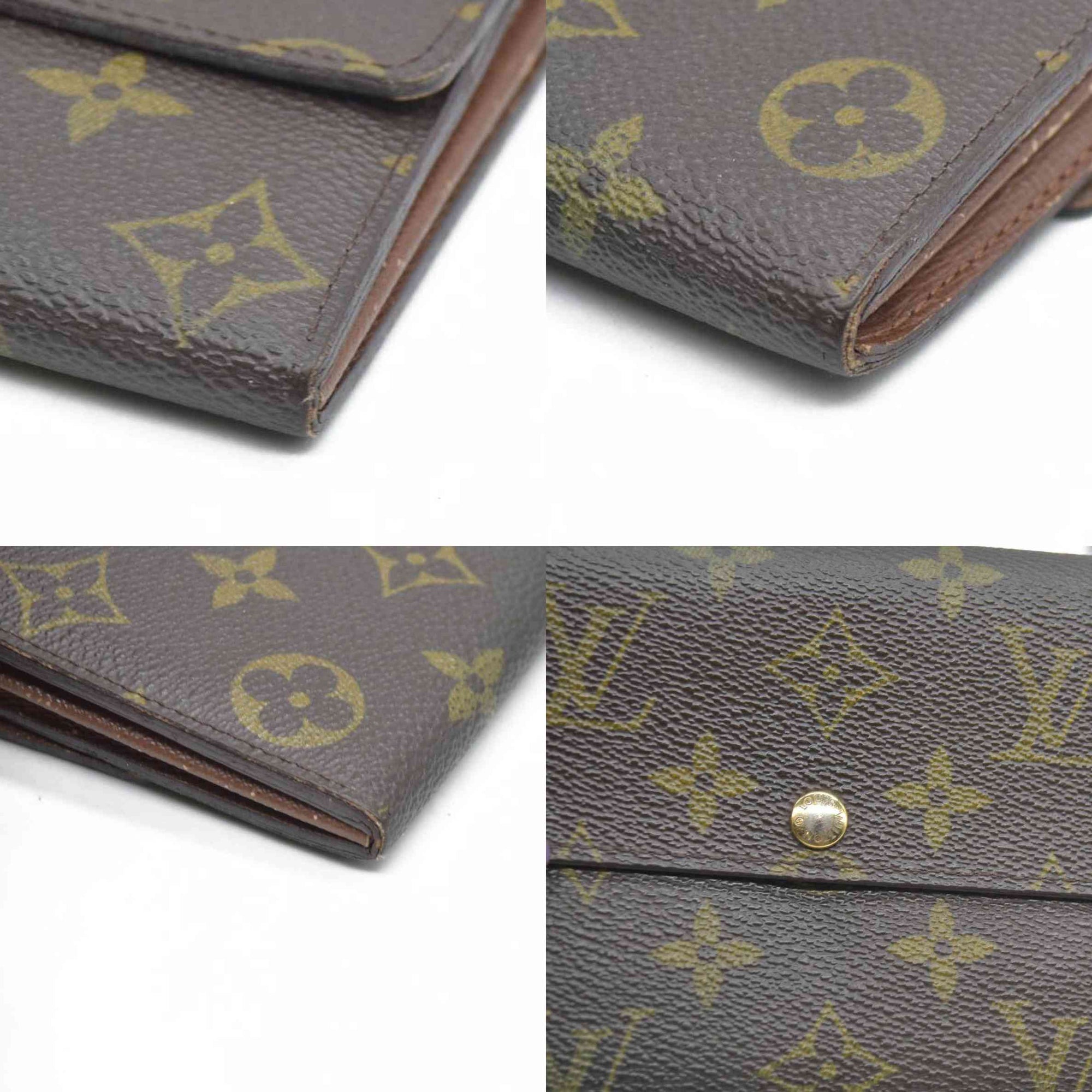 AUCTION $725 Louis Vuitton Monogram Sarah Wallet CA5008