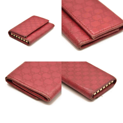Gucci  Guccissima 6 Key Holder Case Pink