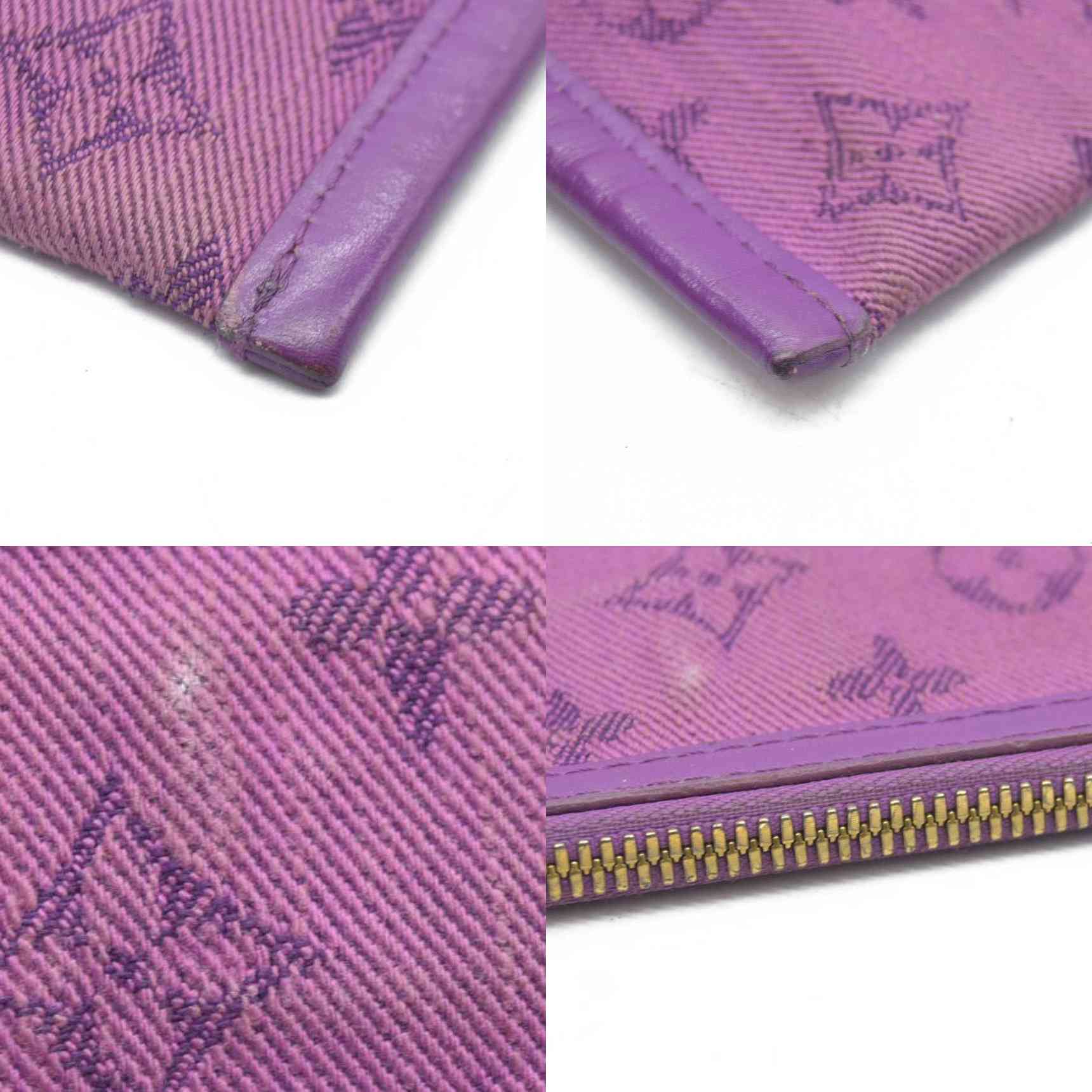 $2180 2019 Louis Vuitton  Monogram Double Flat Messenger Marron Purple CA1199 CONSIGNMENT