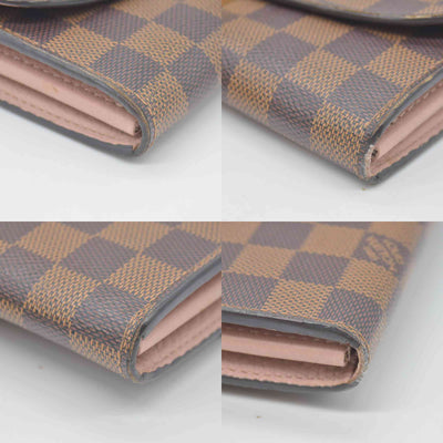 $1300 Louis Vuitton Damier Ebene Croisette Wallet on Chain