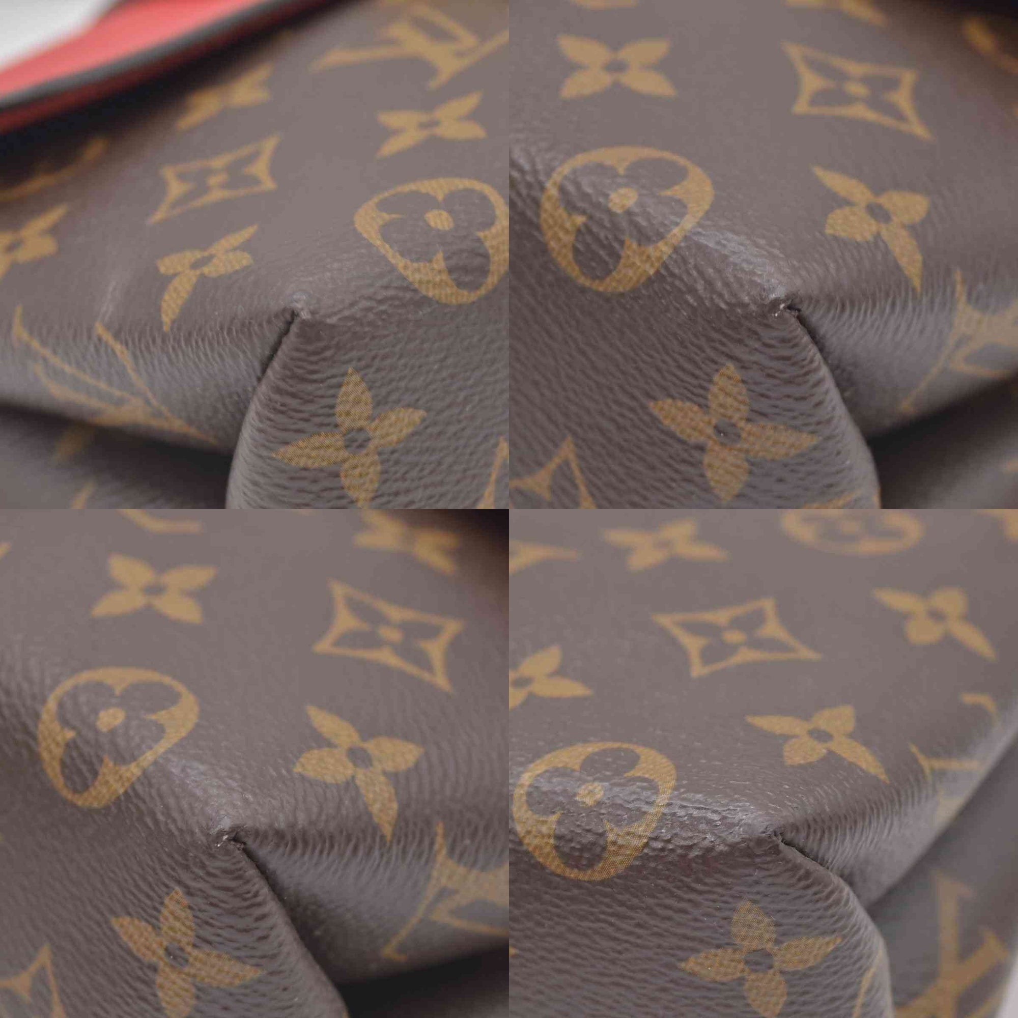 $2270 2019 Louis Vuitton Monogram Locky BB Coquelicot AA4199