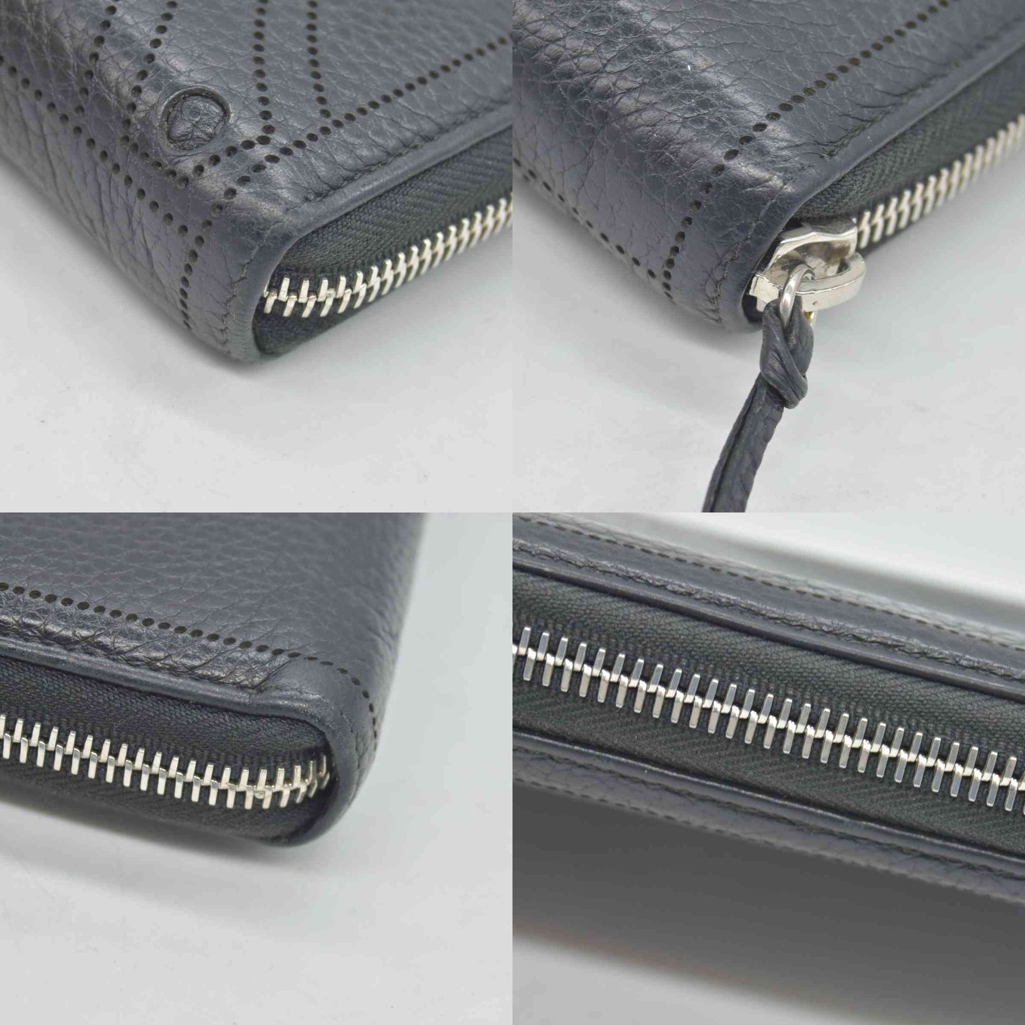 $650 Balenciaga Leather Continental Wallet CONSIGNMENT