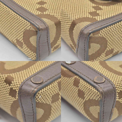 $1200 Gucci Horsebit 1955 Jumbo GG Mini Crossbody Bag Beige CONSIGNMENT