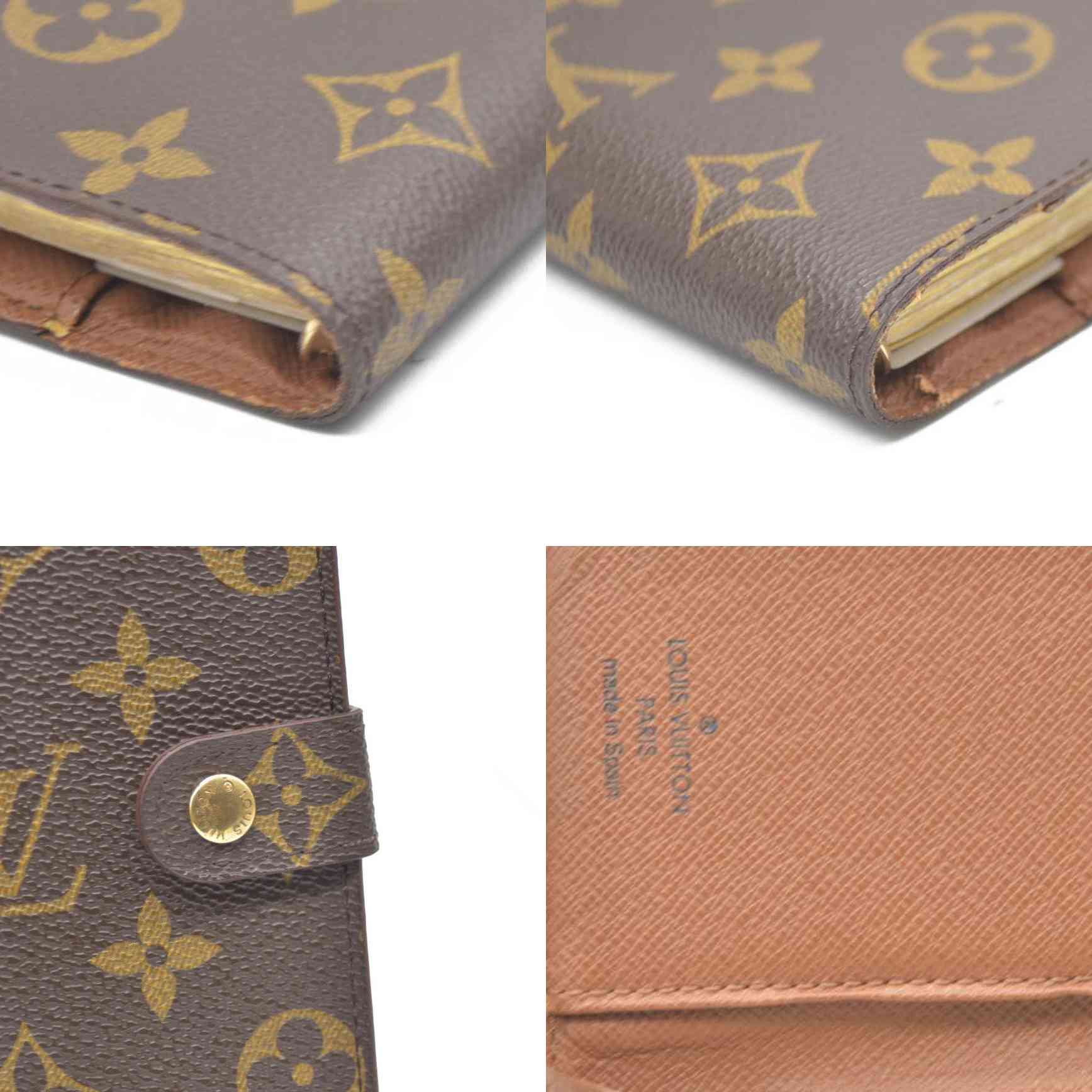 Louis Vuitton Monogram Agenda PM Notebook Cover Brown CA0938