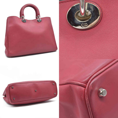 $5100 Christian Dior Smooth Calfskin Large Diorissimo Tote Pink 09MA0172