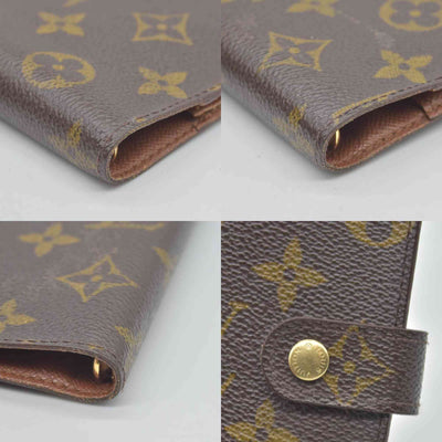 $505 1998 LOUIS VUITTONMonogram Small Ring Agenda Cover CONSIGNMENT CA1928