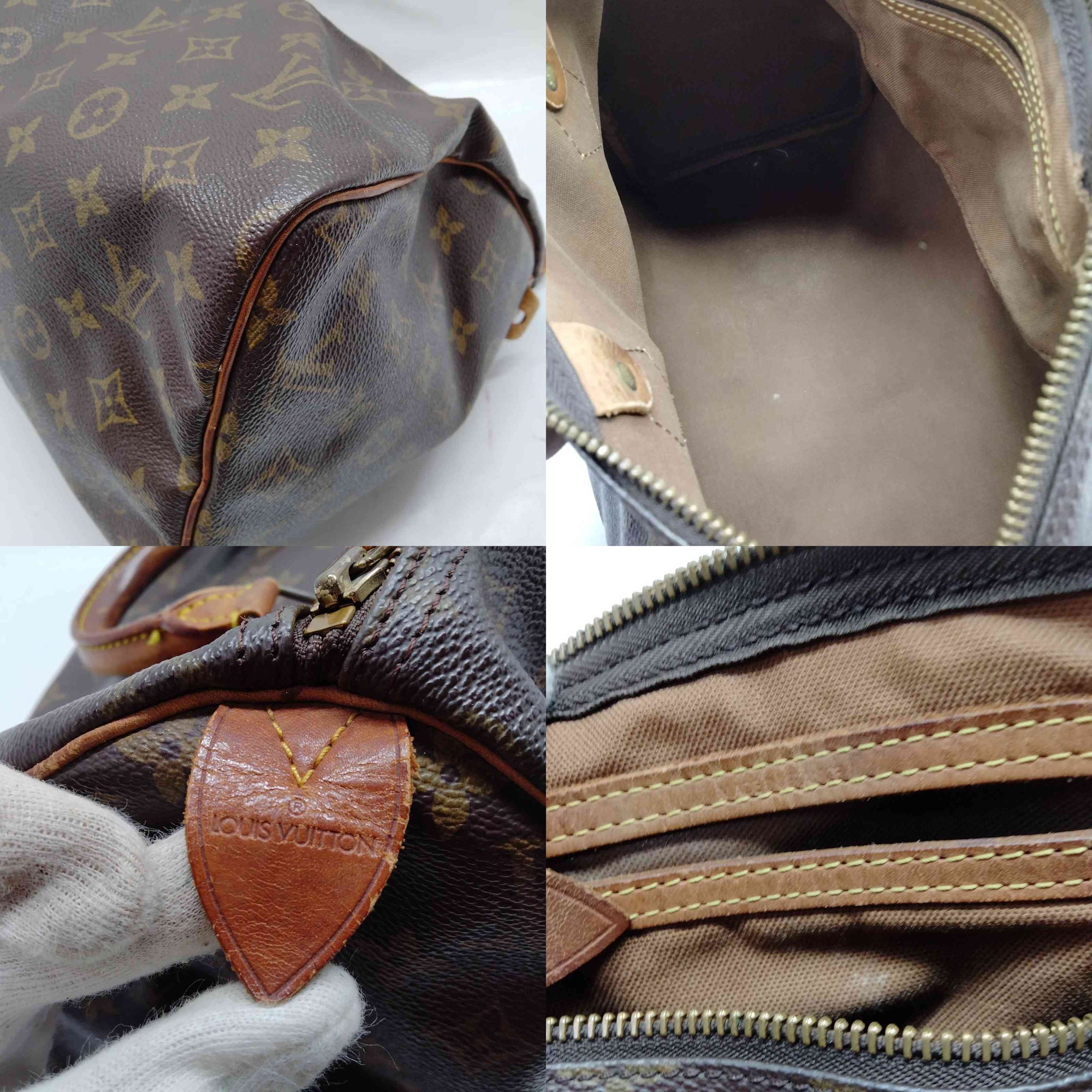$1550 1990 Louis Vuitton Monogram Speedy 30 VI1900