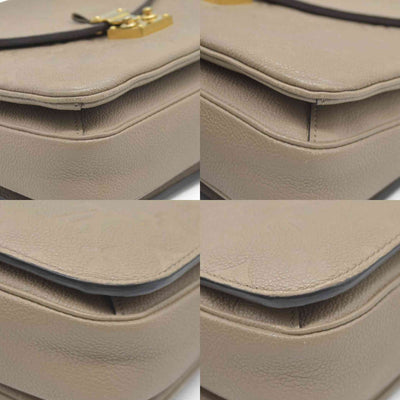 $3000 Louis Vuitton Pochette Métis Monogram Empreinte Leather Beige
