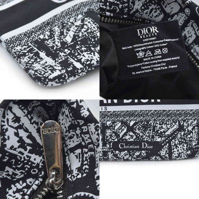 NEW CHRISTIAN DIOR Plan De Paris Map Makeup Bag Novelty GWP Pouch Clutch