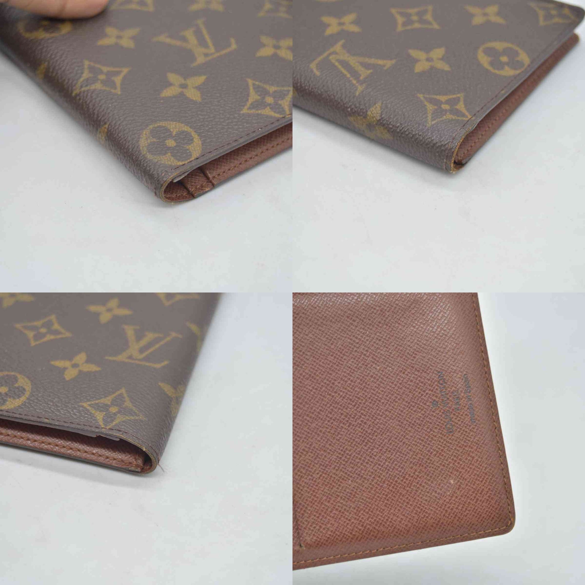 $450 2001 Louis Vuitton Monogram Checkbook Holder Case Wallet CA0041 CONSIGNMENT