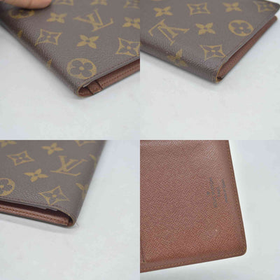 $450 2001 Louis Vuitton Monogram Checkbook Holder Case Wallet CA0041 CONSIGNMENT