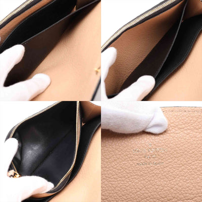$775 Louis Vuitton Empreinte Portofeuille Emilie Noir Long Wallet 10021119