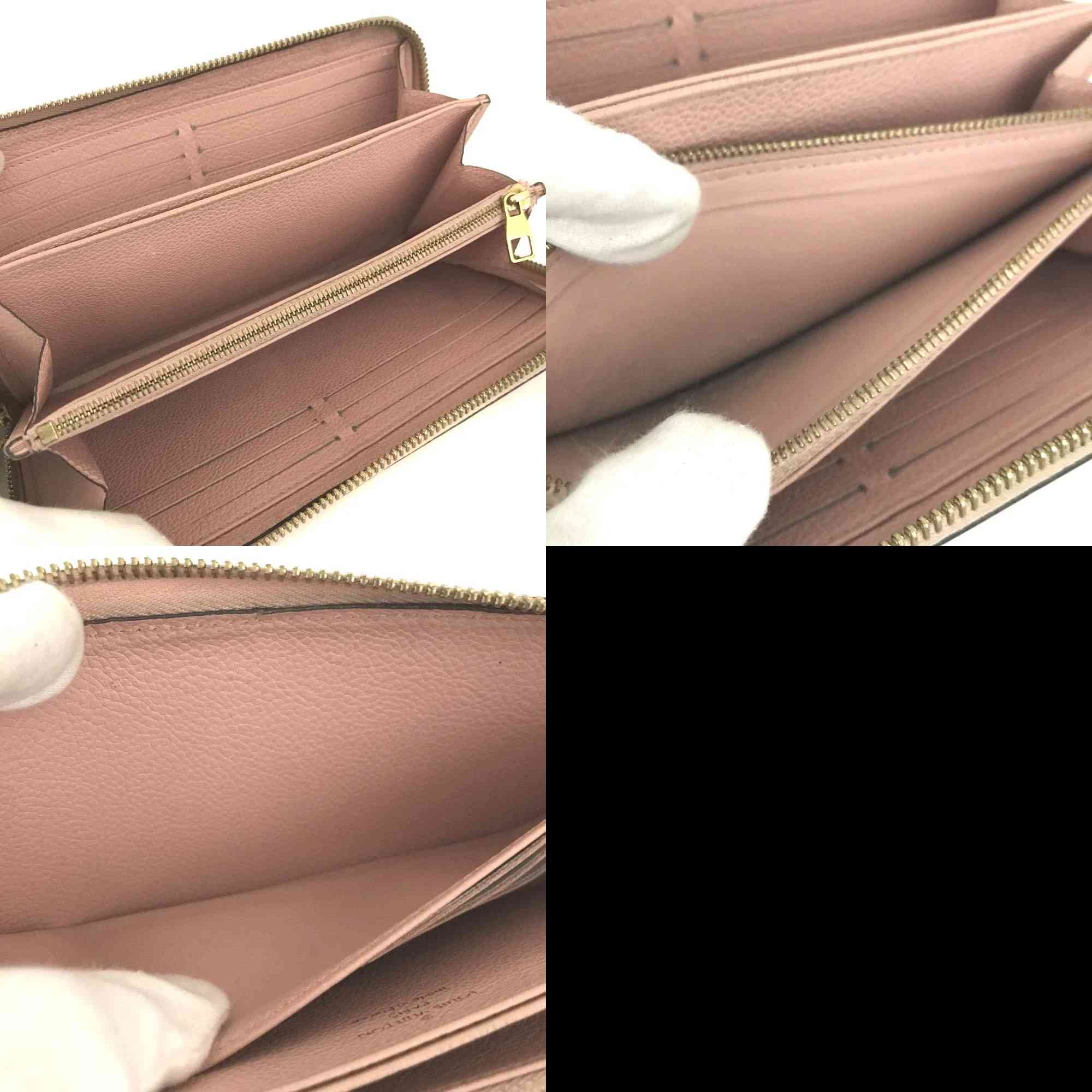 $1140 2019 Louis Vuitton Monogram Empreinte Leather Zippy Zip Around Wallet SP1149