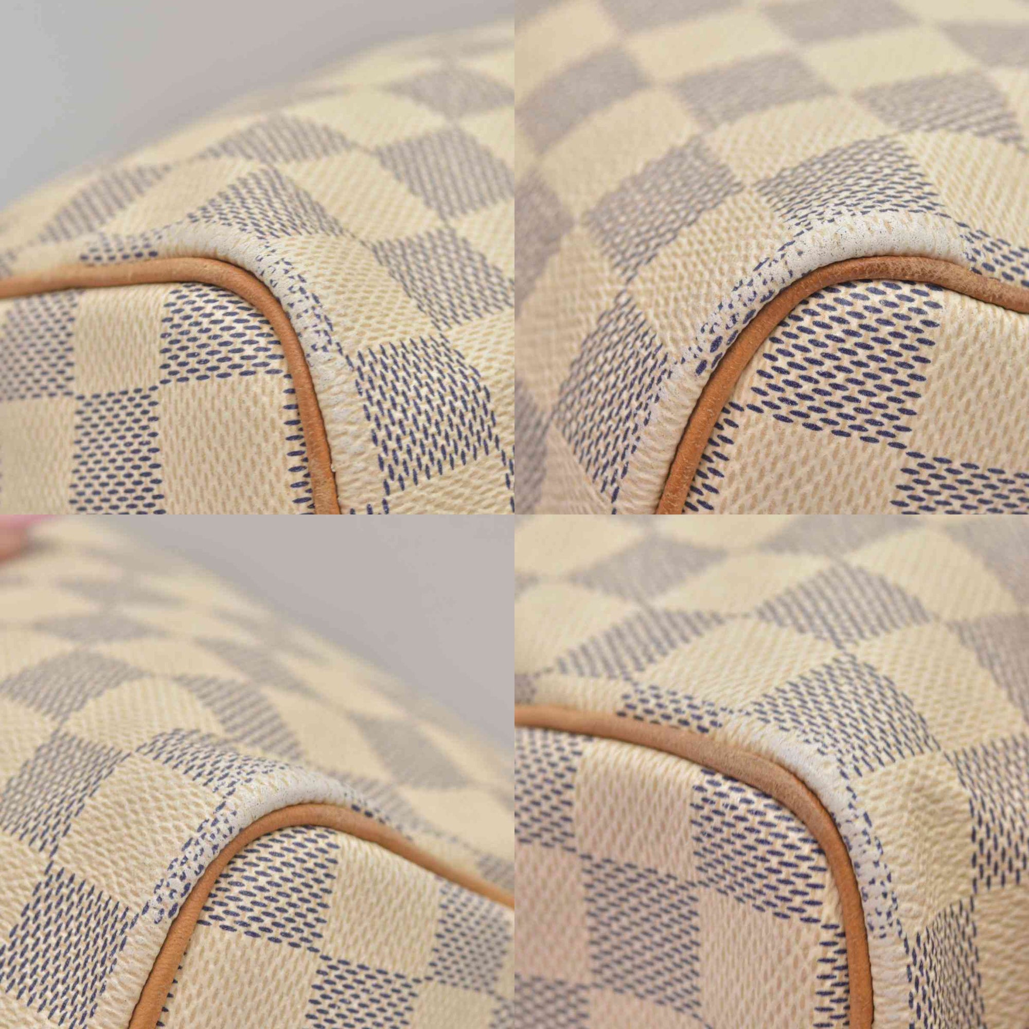 $1940 Louis Vuitton Damier Azur Speedy Bandouliere 25 DU4163