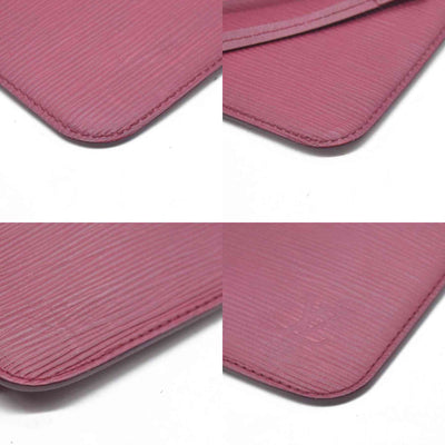 Louis Vuitton Epi Leather Neverfull MM Pochette Fuchsia SR2103
