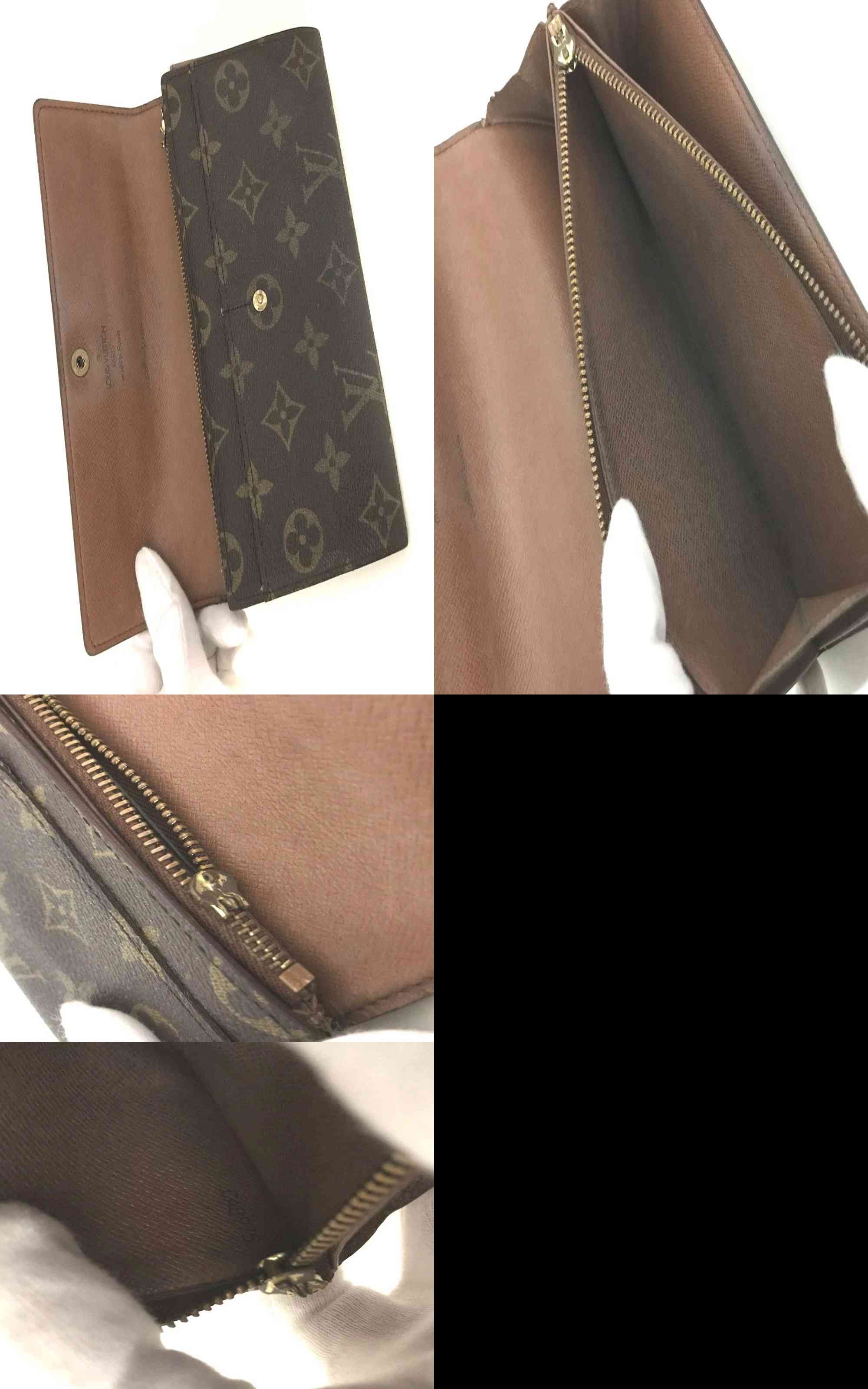 $720 1995 Louis Vuitton Monogram Sarah Wallet CA0975