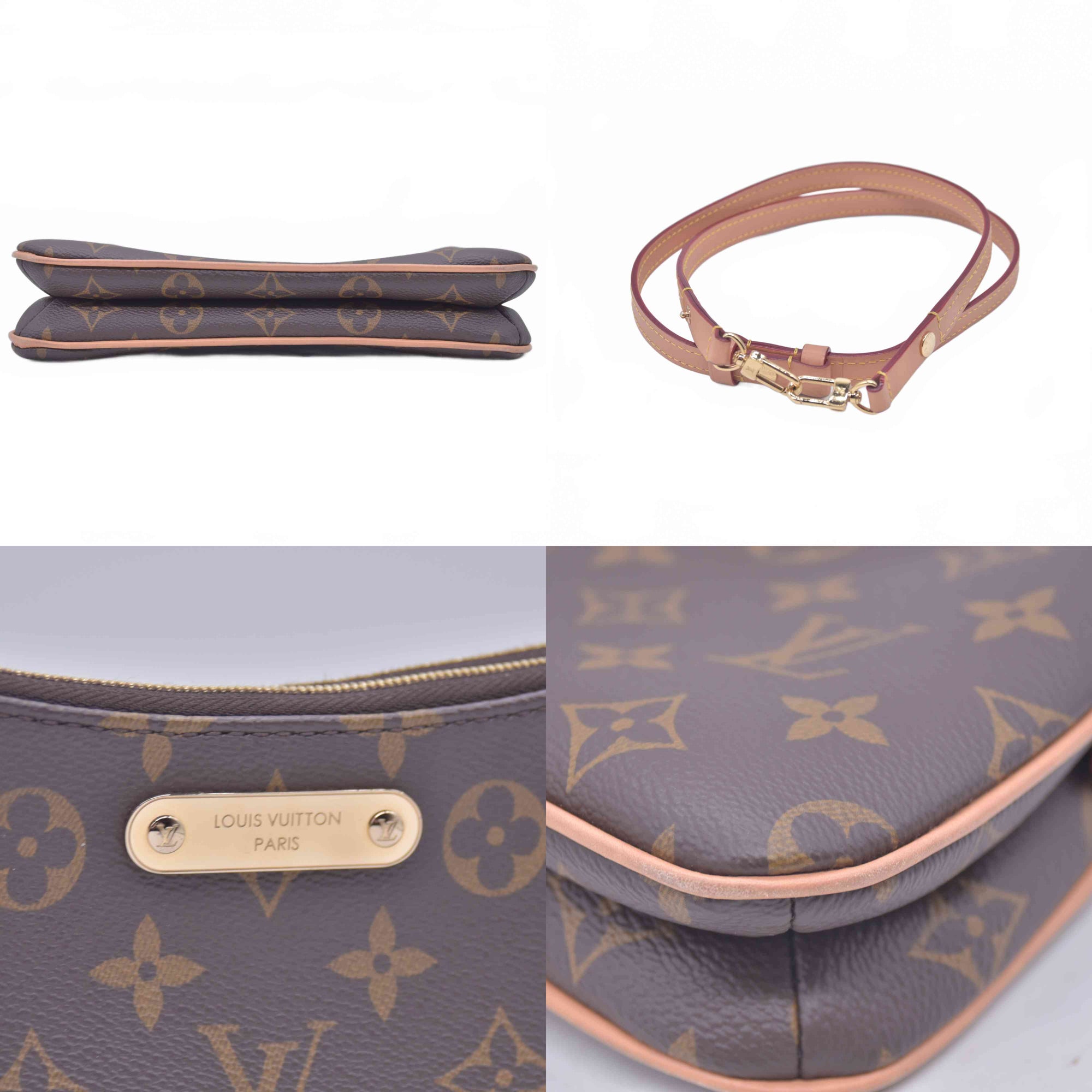 $1950 Louis Vuitton Monogram Pochette Liv 10021145 RFID NO CHAIN