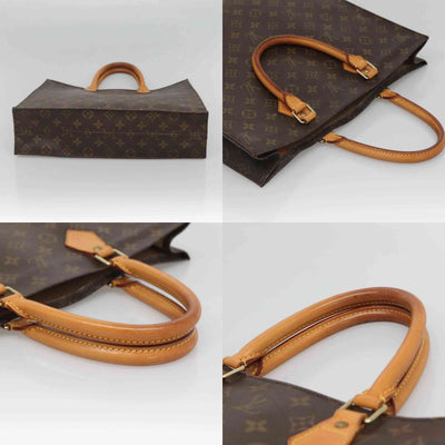 LOUIS VUITTON Monogram Sac Plat Hand Bag