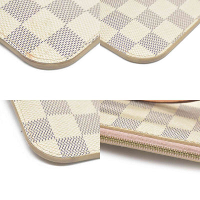 $2200 Louis Vuitton  Damier Azur Neverfull MM GM Pochette