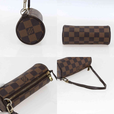 $1560 LOUIS VUITTON Damier Ebene Papillon Pochette VINTAGE