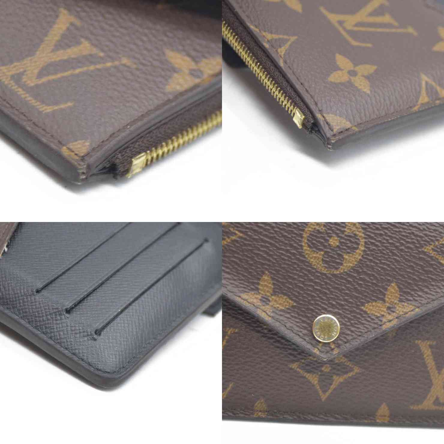 Louis Vuitton  Monogram Recto Verso Card Holder Black RFID