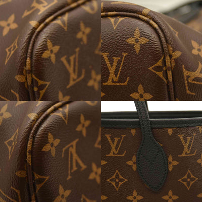 Louis Vuitton Monogram Calfskin Neo Neverfull Inside Out MM Black