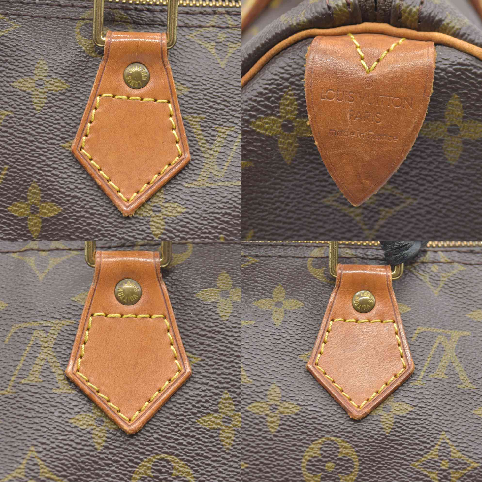 Louis Vuitton Speedy 25 Handbag Monogram Brown