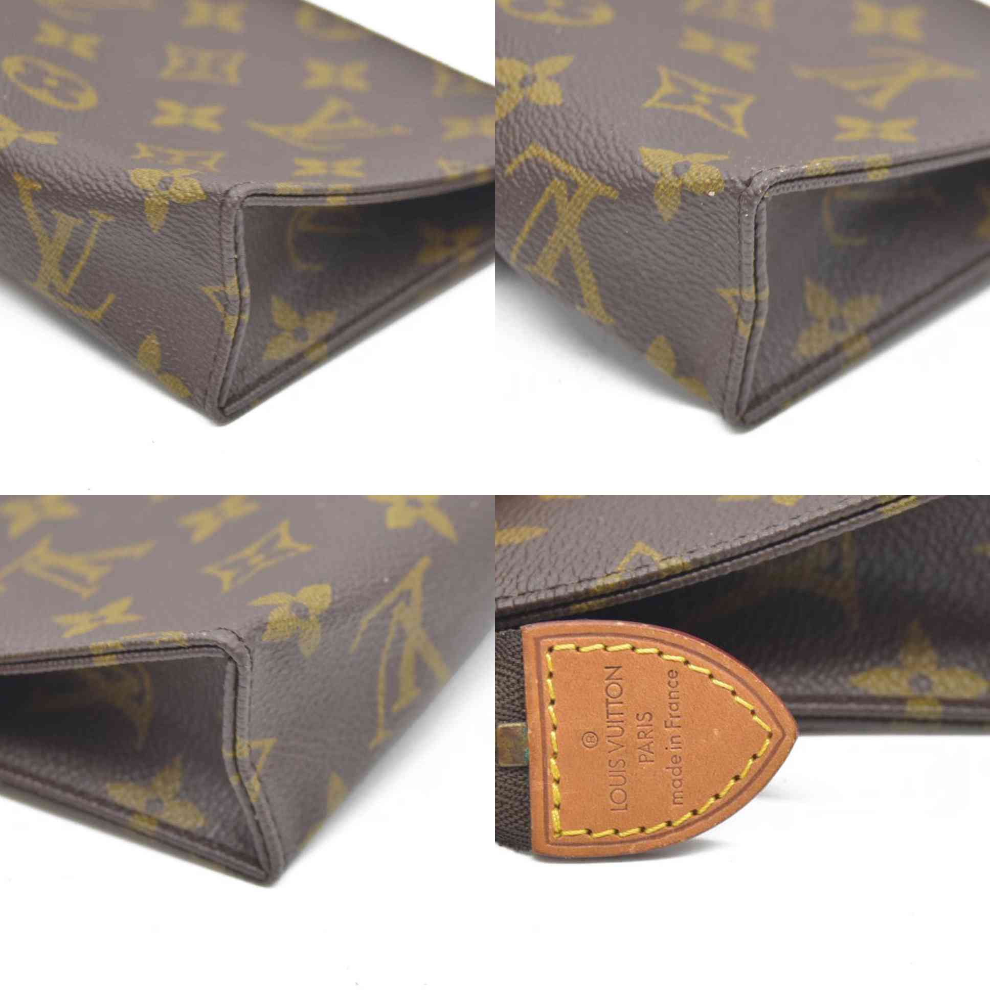 Louis Vuitton Monogram Poche Toilette 15 Cosmetic Pouch TH0935