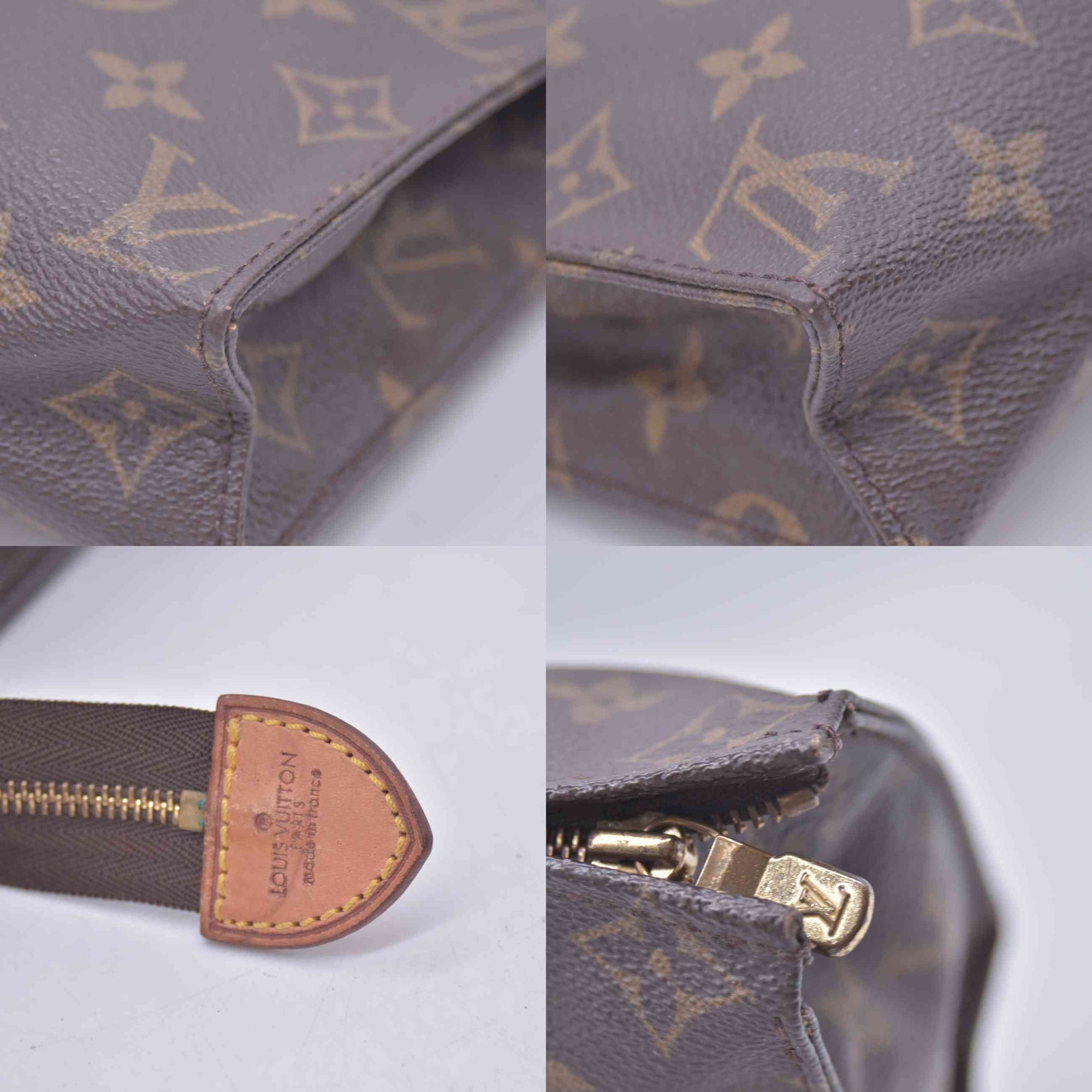 $540 1988 Louis Vuitton Monogram Toiletry 19 884TH