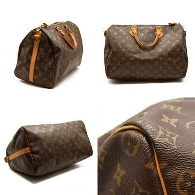 Louis Vuitton  Monogram Speedy Bandouliere 35 DU1111