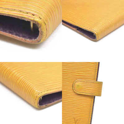 Louis Vuitton Epi Agenda PM Leather Notebook Cover Yellow