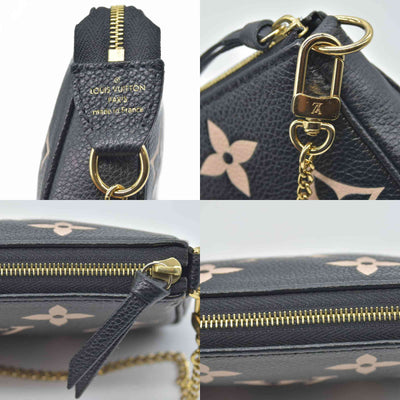 Louis Vuitton Empreinte Monogram Giant Mini Pochette Accessories Black