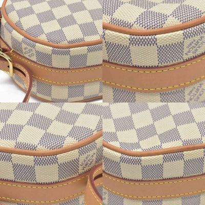 $2190 Louis Vuitton Damier Azur Boite Chapeau Souple PM