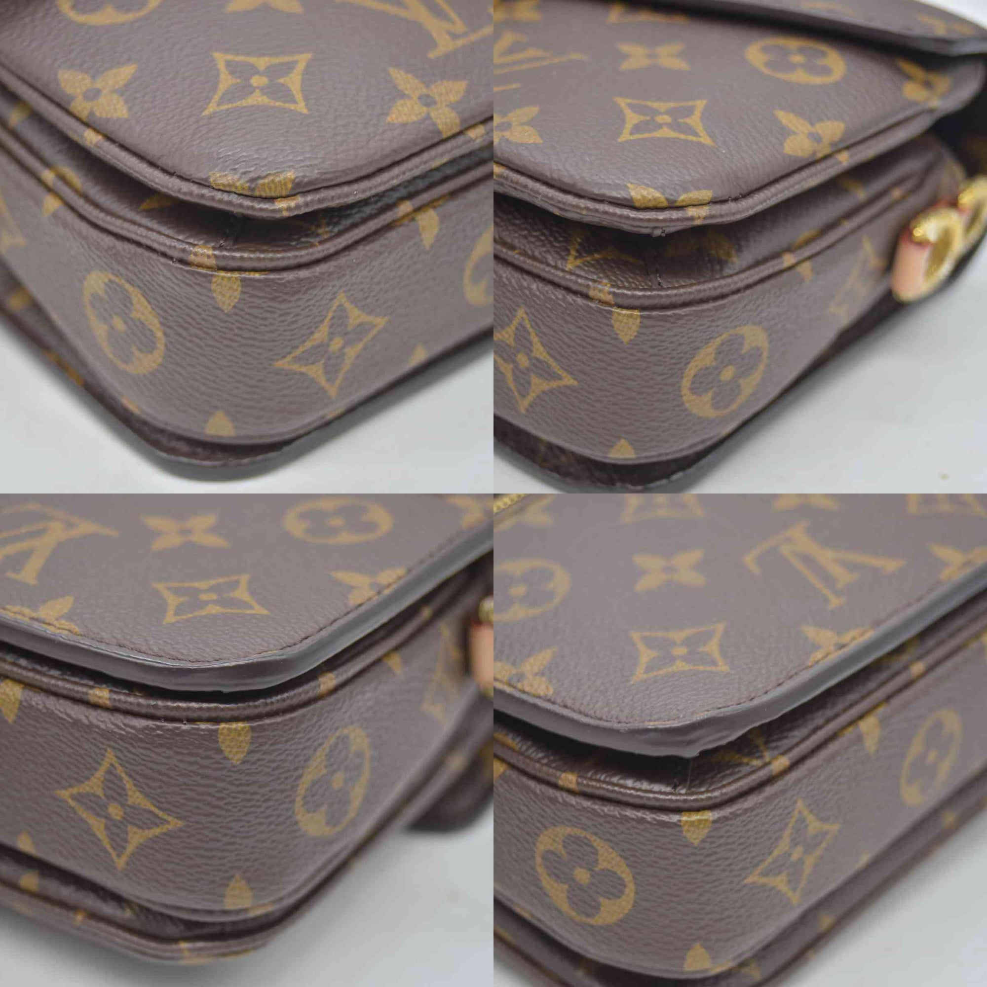 $3300 RFID Louis Vuitton Monogram Pochette Métis East West
