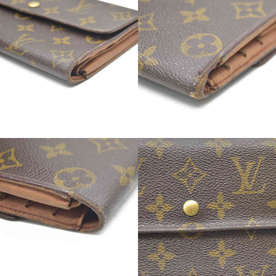 Louis Vuitton Monogram Porte Tresor International Trifold Long Wallet CA1924