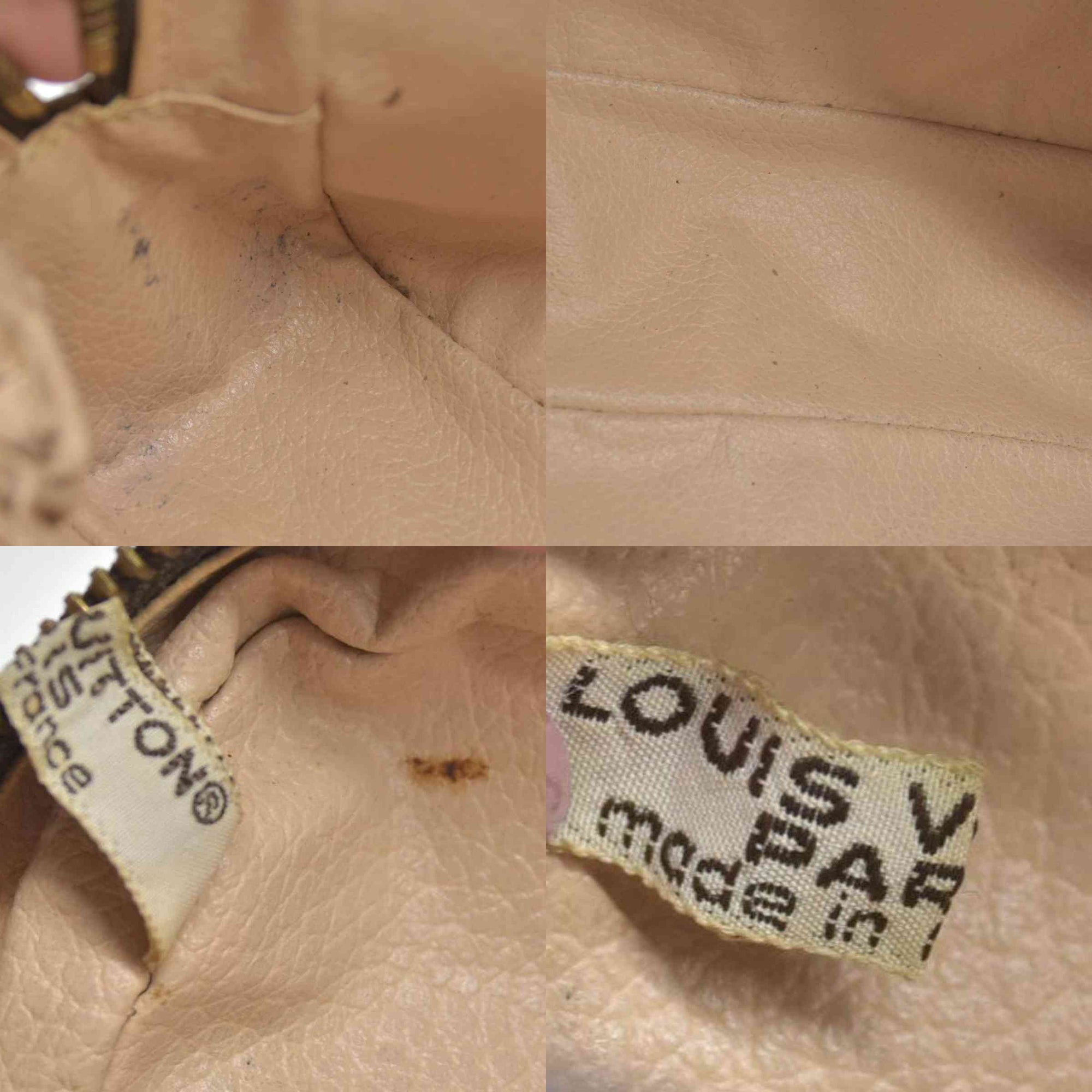 $600 1986 Louis Vuitton Monogram Trousse Toilette 23 Clutch Pouch Bag 864TH