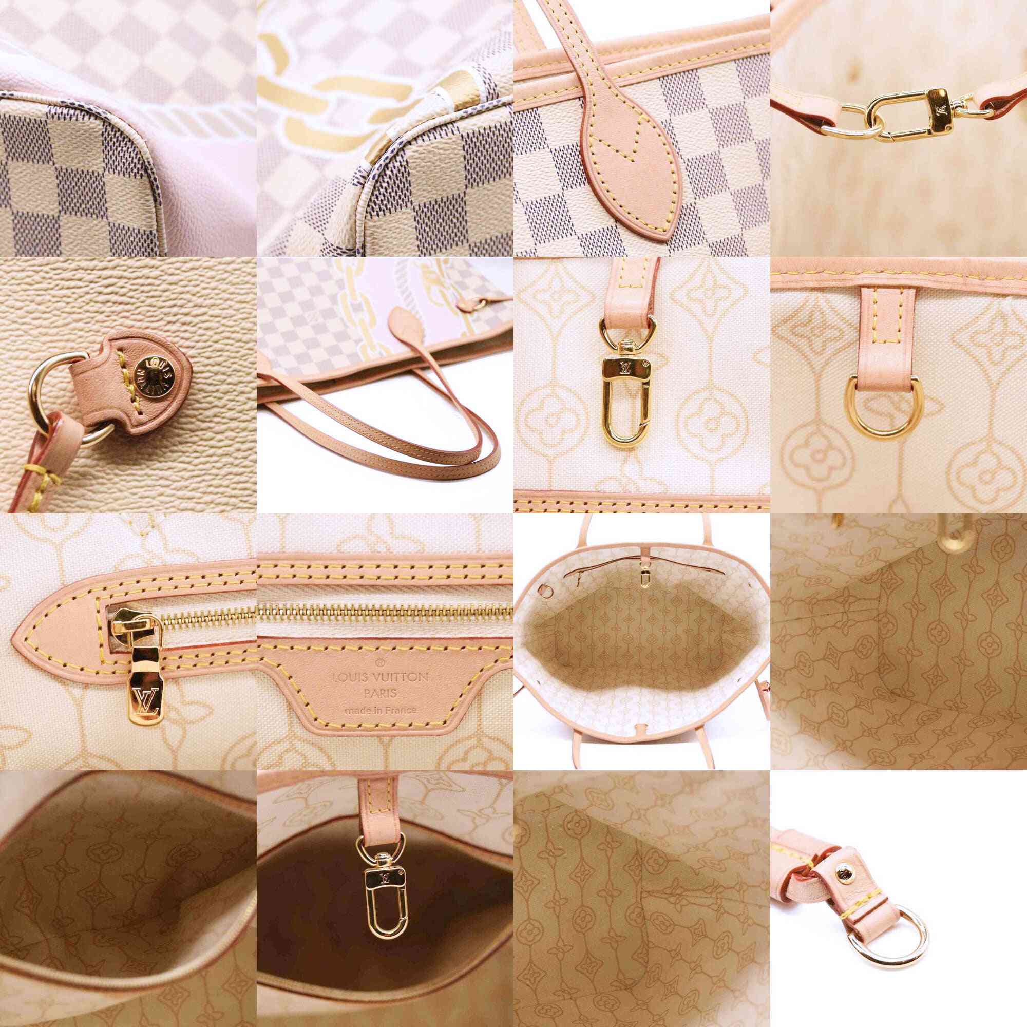 LOUIS VUITTON Damier Azur Nautical Neverfull MM