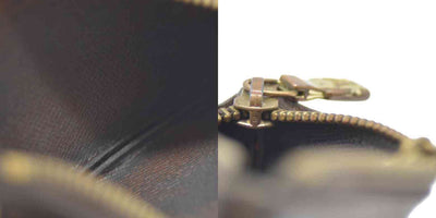 LOUIS VUITTON Monogram Coin Purse Key Pochette Cles