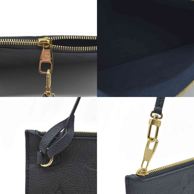 Louis Vuitton  Empreinte Monogram Giant Neverfull MM Pochette Black RFID USED