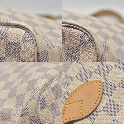 $2130 2011 Louis Vuitton  Damier Azur Neverfull MM CA5111