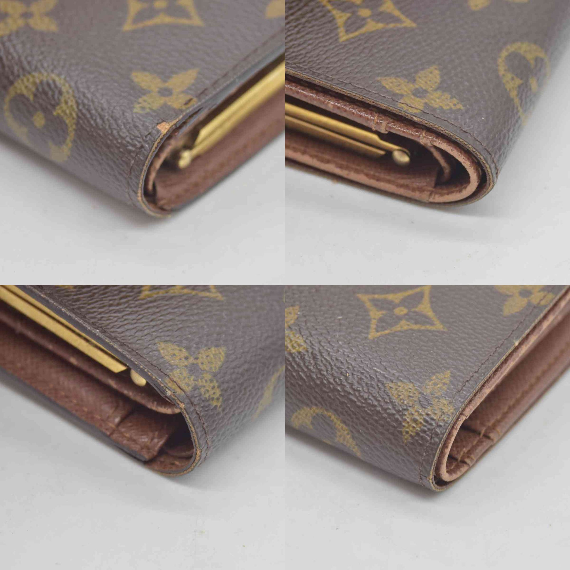 $750 2006 Louis Vuitton Monogram French Purse Wallet   CA0026