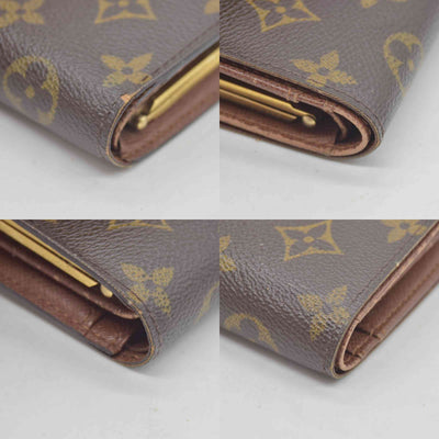 $750 2006 Louis Vuitton Monogram French Purse Wallet   CA0026