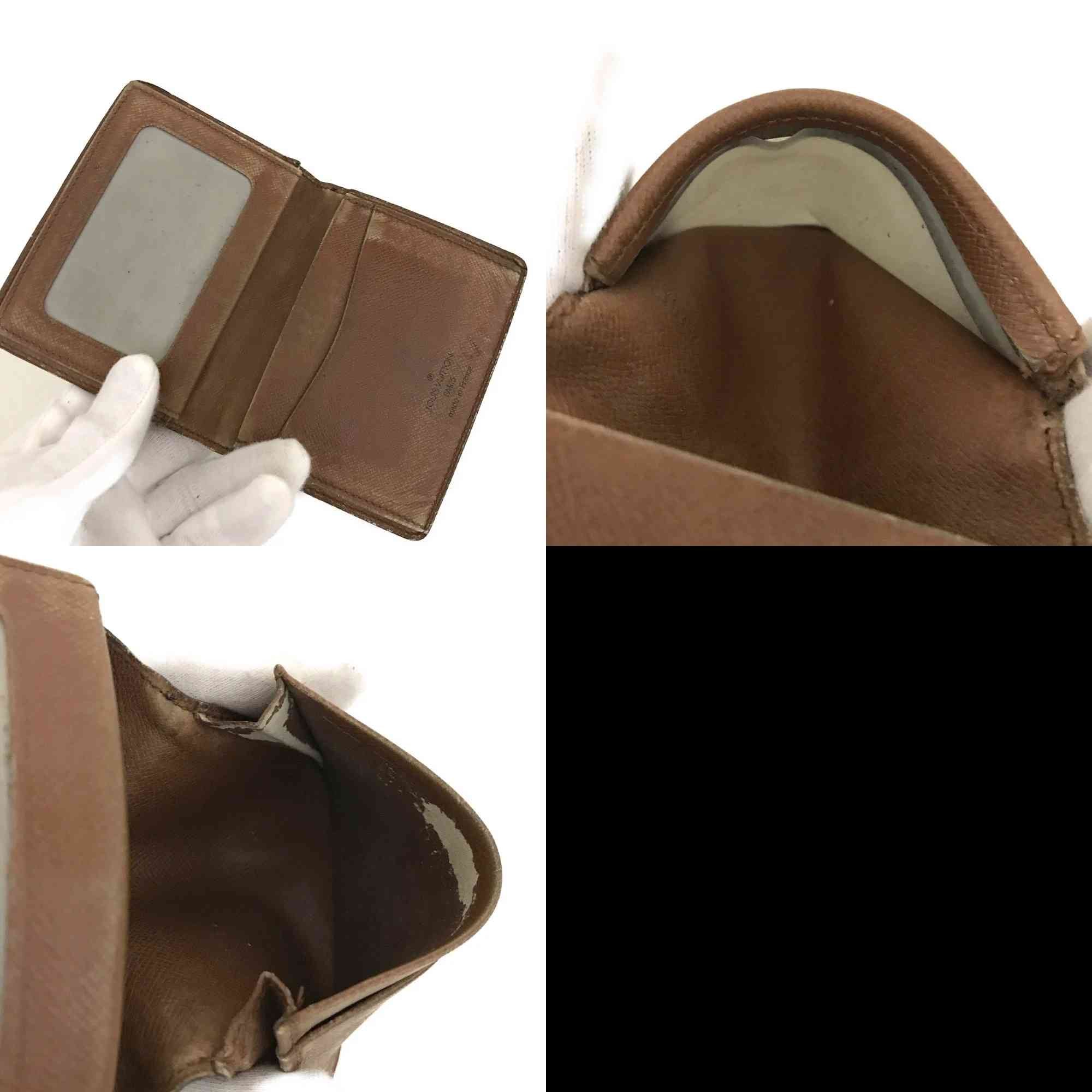 $360 1992 WELL WORN LOUIS VUITTON Monogram Card Holder Pass Case CT0942