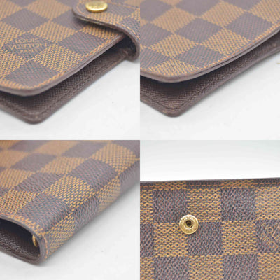 $505 1998 Louis Vuitton Damier Ebene Agenda Cover Small  CA0938