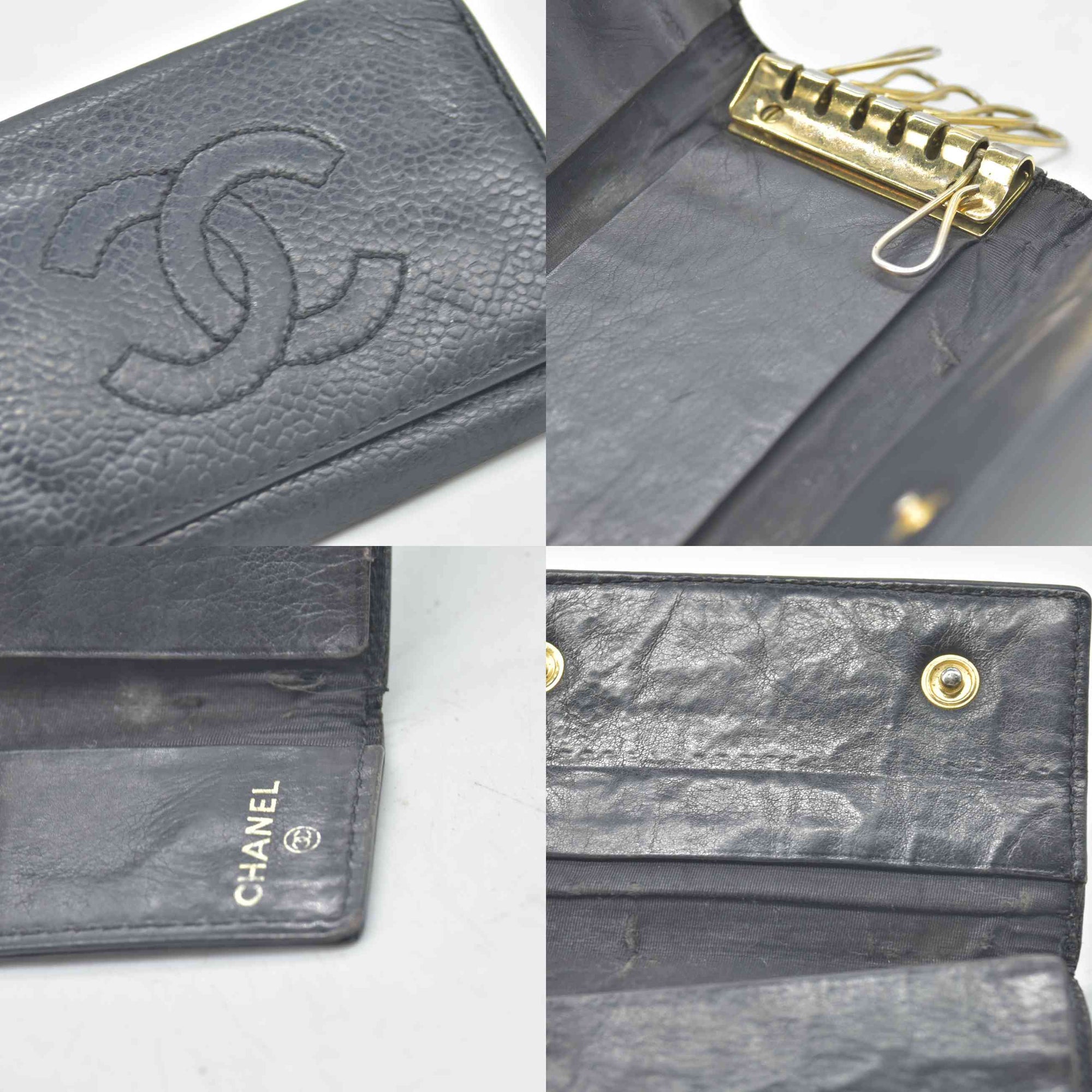 $675 Chanel Timeless 6 Key Ring Holder