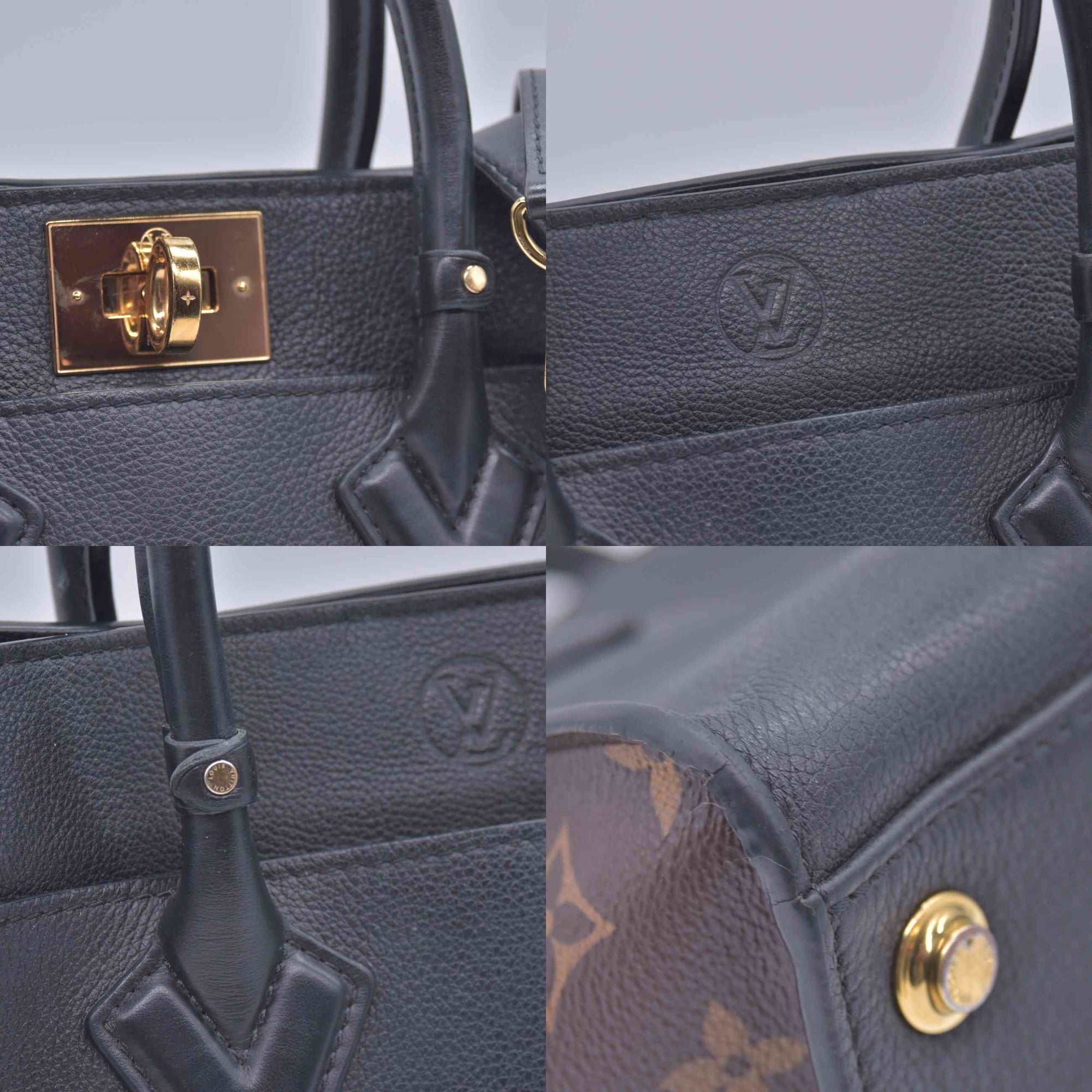 $4700 RFID Louis Vuitton Monogram On My Side PM Shoulder Bag 10021057