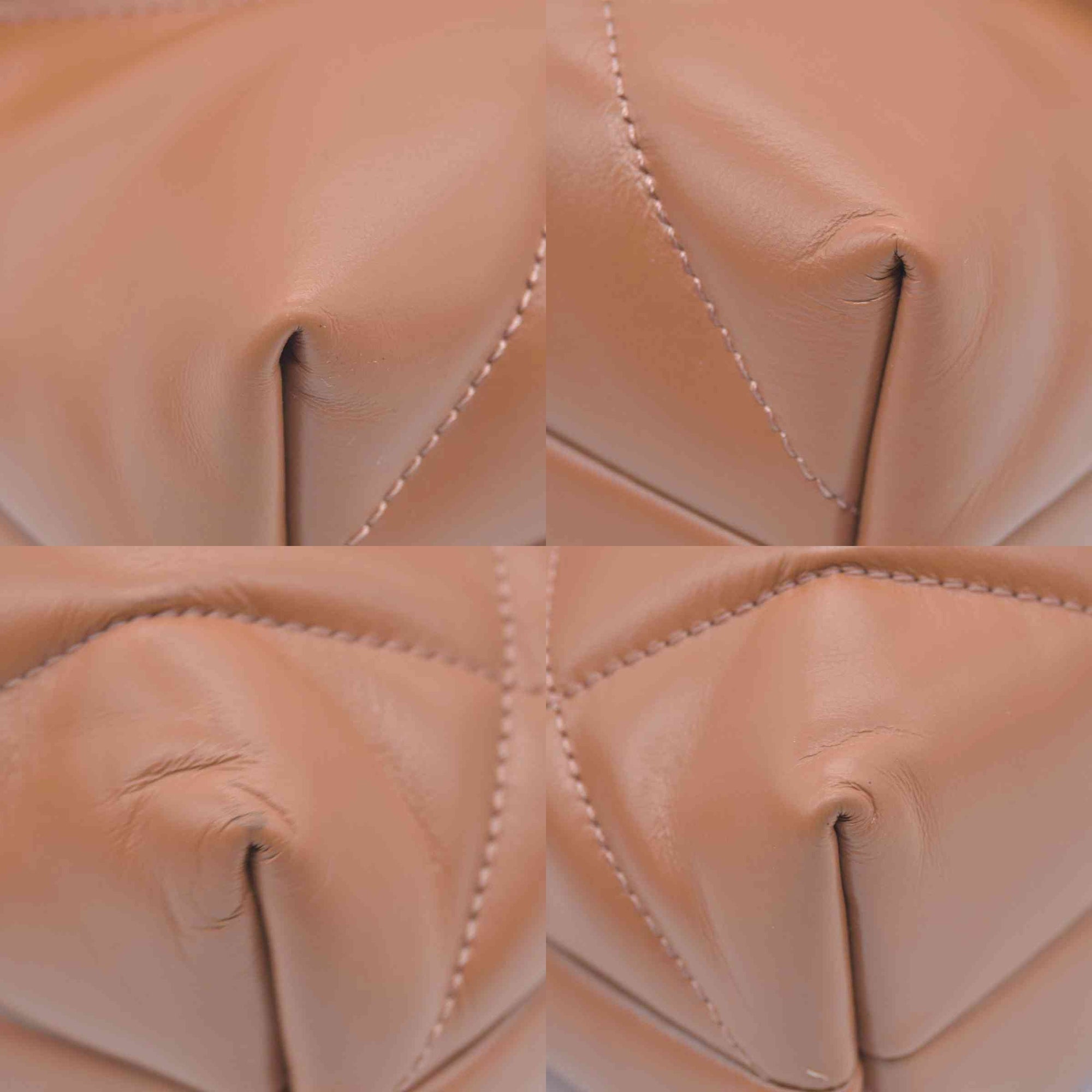 $528 TORY BURCH Fleming Soft Convertible Puffed Quilted Shoulder Bag Cognac Brown CONSIGNMENT 10021508